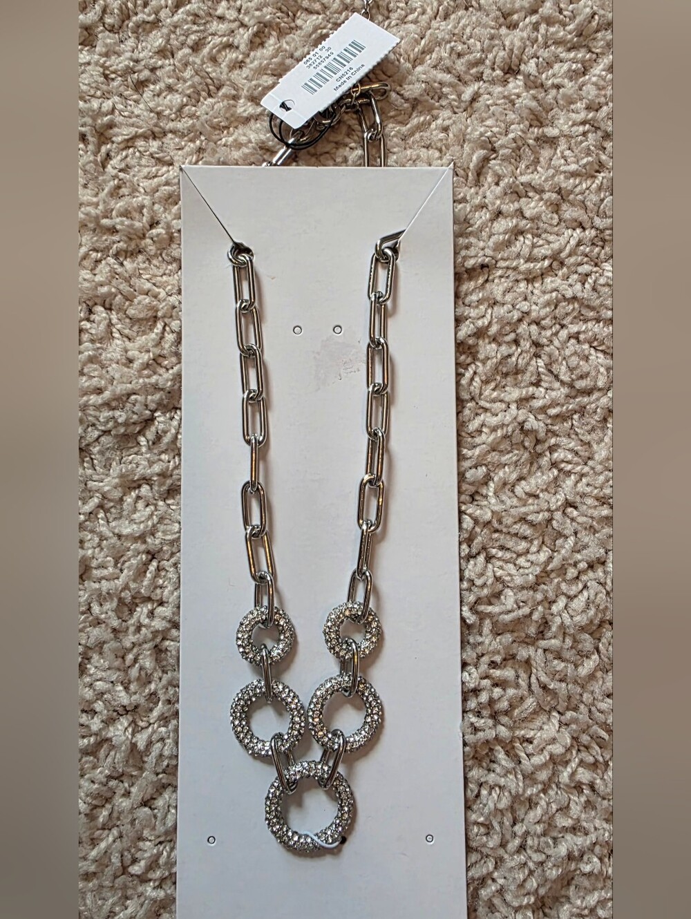 Talbots Silver Tone Chain Necklace
